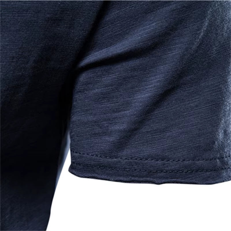 100% Cotton Men T-Shirt Casual Soft Fitness Summer Thin T-Shirts Men'S Home Clothes O-Neck Short Sleeve Soild T Shirt for Men