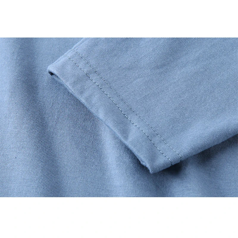 Stylish & Comfortable Men's Cotton Long Sleeve T-Shirts - Perfect for Autumn & Winter, Available in Plus Sizes M-5XL